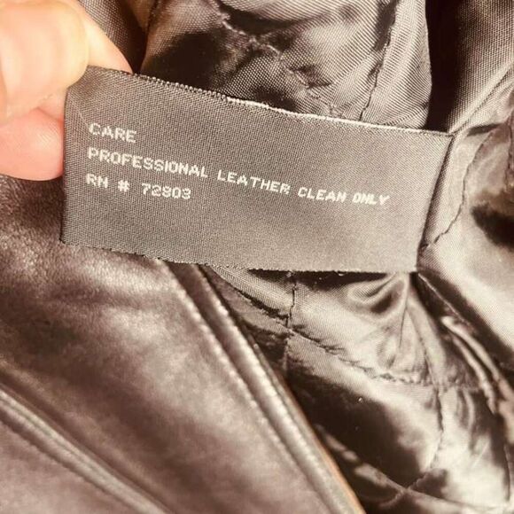 Boston Outfitters | Brn Genuine Leather Quilted Lined Bomber Jacket Size L | EUC - Picture 12 of 16